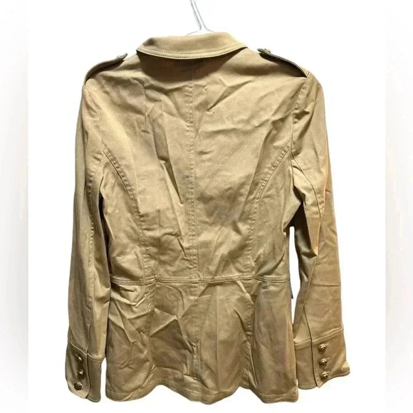 TAN TORY BURCH BUTTONED COAT/JACKET - Picture 4 of 5